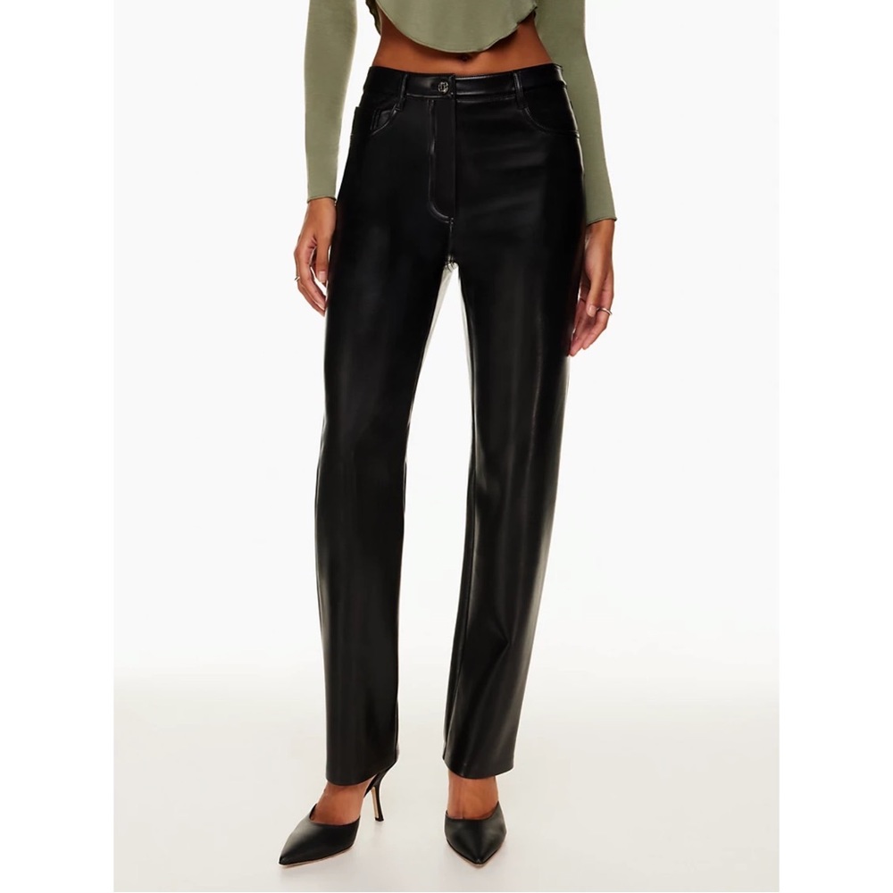 Aritzia Wilfred Melina Vegan Faux Leather Pant